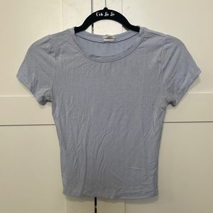 Baby Blue fitted tee